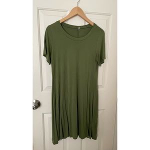 Short Sleeved Swing Dress